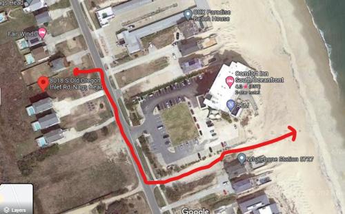 South Nags Head House | 8018 Beach Rd, Semi-Oceanfront, Pool/Hot Tub