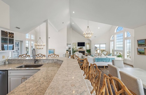 Frisco House | 8BR Oceanfront in OBX w/Heated Pool & Hot Tub!