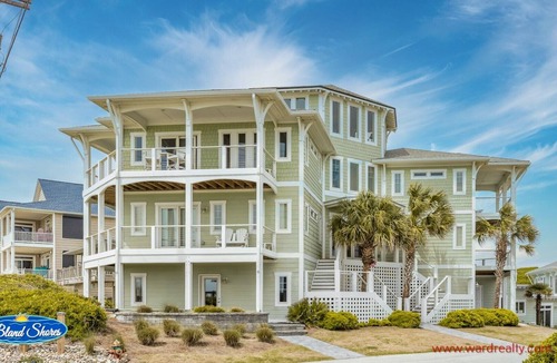 Surf City House | 99 Oleander - Luxury 9 BR Home - Great Views, Pool, Hot Tub, Elevator & More!