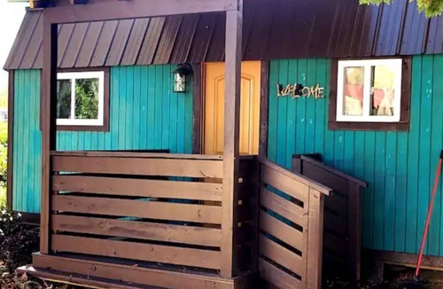 Candler Cabin | A delightful tiny home that is perfect for 2 but can sleep 4, pet friendly.