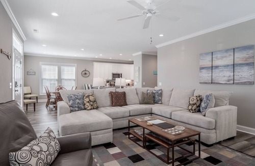 Kure Beach House | A Kure Cure | Views, Short Walk to Beach!