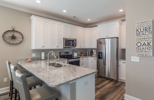 Kure Beach House | A Kure Cure | Views, Short Walk to Beach!