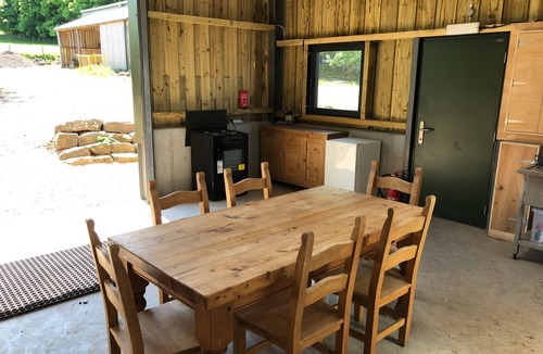 Dunning Cabin | A magical different unique self catered space. Come and enjoy the animals too.