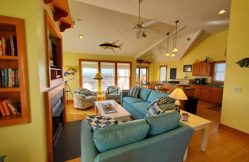 Frisco House | Amazing Sound Front, Ocean View Home with Pool, Spa and Dock