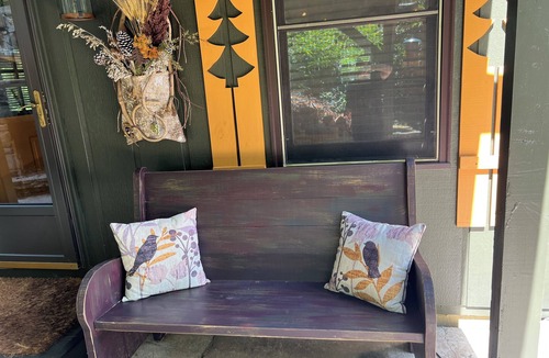 Newland Cabin | Amazing Whimsical Mtn Cabin! Pet Friendly, Hot Tub, Fireplace, Winery, Skiing