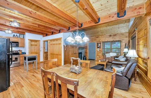 Fleetwood Cabin | Among the Laurels and Trees: Private Hot Tub + Fire Pit