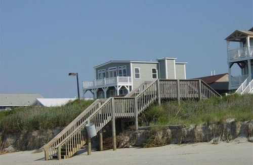 Holden Beach House | Aug-Oct Openings, Oceanfront, Priv Heated pool, EV charging, Elevator