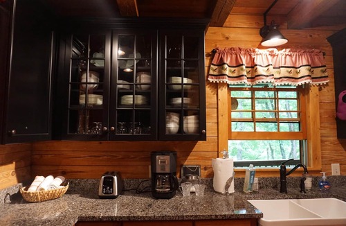 Lake Sequoyah Cabin | Authentic Highlands Log Cabin with Dock, Canoe + Fire Pit