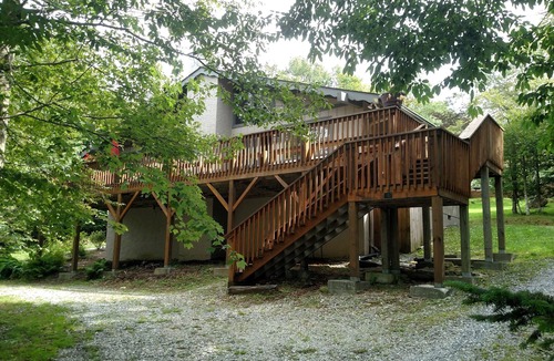 Beech Mountain Ski Chalet | Autumn at Beech/nMountain Views, Stone Fireplace, & Cozy Comforts