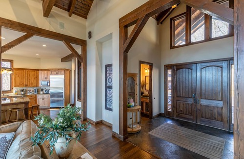 Banner Elk House | Banner Crest - MOUNTAIN LUXURY! Views, hot tub, Private Pool and Tennis Courts, Game Room!