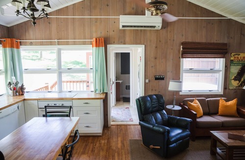 Steele Creek House | Bay protected big water get away. Sunsets! Pontoon boat available by request.