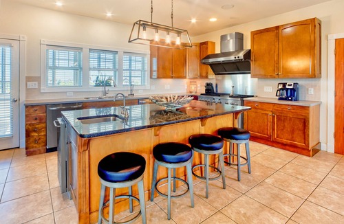 Waves House | Beach home overlooking the ocean with pool, hot tub, sauna, & balcony