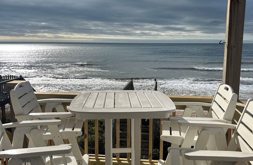 Surf City House | Beachfront home! Fall is a wonderful time at the beach