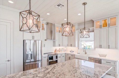 Galveston County House | Beachfront Ocean Views 2 King Beds