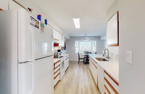 Buxton House | Beautiful Buxton townhouse with ocean view - pool access, washer/dryer & AC