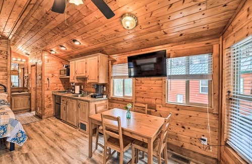 New Bern Apartment | Beautiful New Bern Studio Cabin w/Fire Pit!