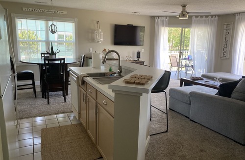 Calabash Condo | Beautiful Second Floor 2-Bedroom Two-Bath Condo With Water and Golf Views
