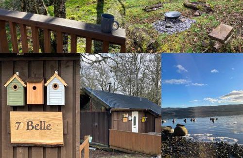 Taynuilt House | Belle 2 bedroom log cabin with hot tub, forest and loch