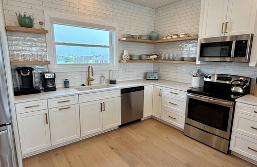 Topsail Beach House | Best Views on the Island! Oceanfront, Sunsets, Boat dock, Elevator, pool, fish!