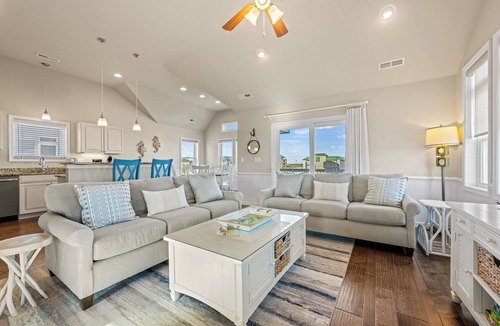 Kill Devil Hills House | Bikini Bottom- Beautiful Beach Home w/Private Pool & Blocks from the Sandy Shore