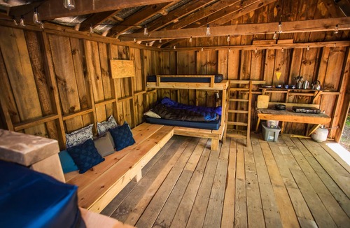 Zirconia House | Bill's Cabin - 38 acres- hiking, mountain biking, waterfall