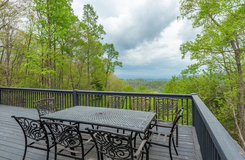 Weaverville House | Blue Ridge Bliss | Mountain Home with Hot Tub & Stunning Views!