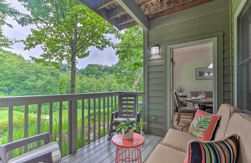 Mountain Air Condo | Blue Ridge Mtn Views: Condo w/Furnished Balcony