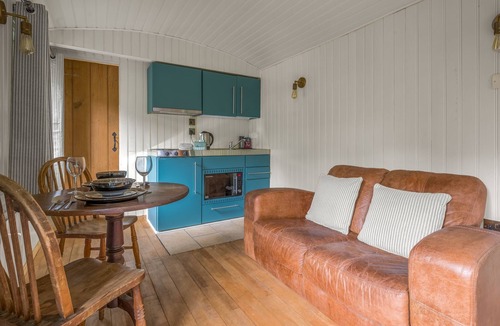 Coniston Cabin | Bluebell Lodge, Lake District Shepherd's Hut for 2 with hot tub