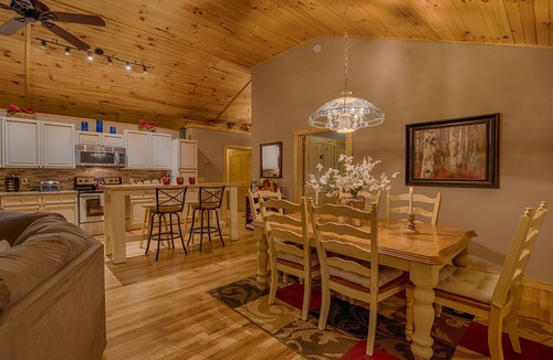 Cataloochee Ranch House | BOOK NOW for your mountain vacation. Creeks, Waterfall, HotTub, Fire Pits.