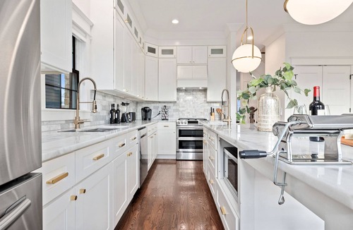 Chestnut Hill House | Brand New Downtown Brownstone Oasis with a Rooftop view and Bonus Gameroom