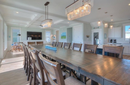 Long Beach House | Brand New,Luxury-7 BR/6.5 BA,Oceanfront Home-Elevated POOL & Elevator-Sleeps 24