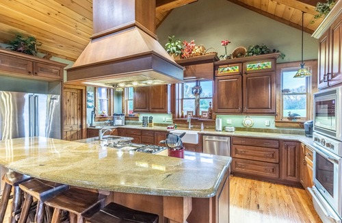 River Ridge House | Breath taking views at riverfront home with game room & fireplace, dog-friendly