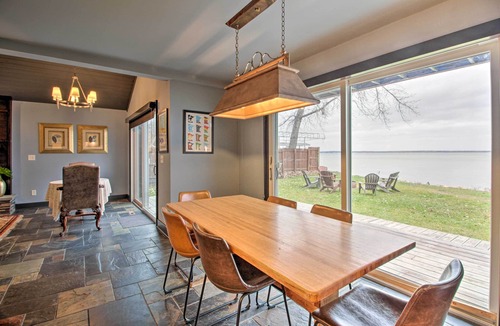 Breezy Point House | Breezy Point Escape w/Views, Dock & Fire Pit!