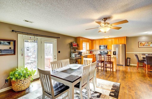 Browns Summit House | Browns Summit Vacation Rental w/Fire Pit!