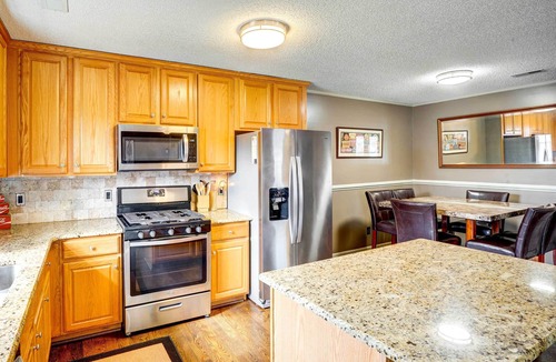 Browns Summit House | Browns Summit Vacation Rental w/Fire Pit!