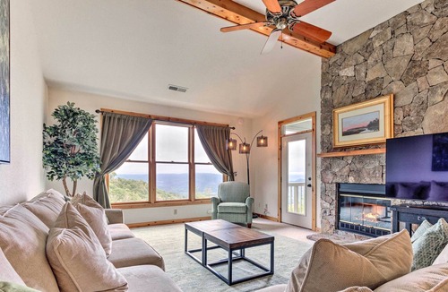 Mountain Air Condo | Burnsville Condo w/Balcony + Smoky Mtn. Views