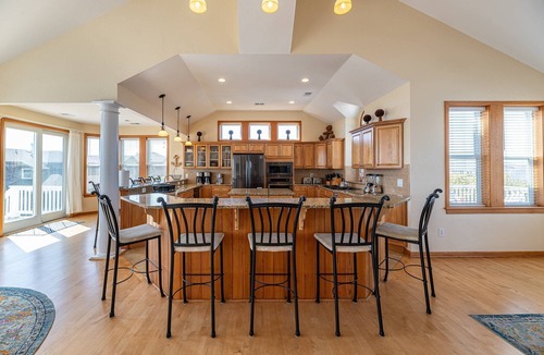 Whalehead Beach House | C7004 Summer Winds. Elevator, Pool, Hot Tub, Media & Rec Room!