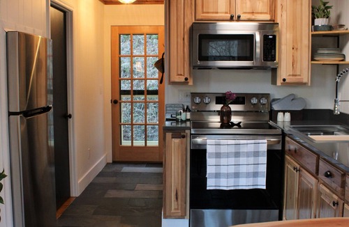 Wilkes County Cabin | Cabin in the Blue Ridge Mountains, nestled in the tree tops overlooking a creek