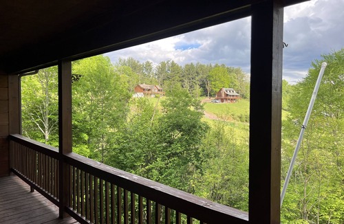 Vilas Cabin | Cabin on topof the mountain great views hot tub game room and more!