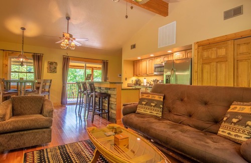 Cherokee Cabin | Cabin with River View located between Cherokee & Bryson City, 5 miles to casino!