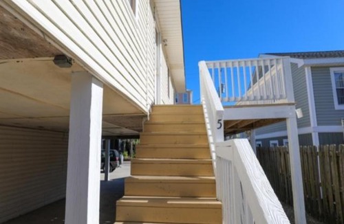 Carolina Beach Apartment | Carolina Ease - The perfect condo for an easy beach getaway - large deck and just steps to the beach! apts