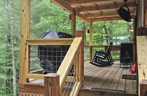 Franklin Cabin | Cedar Bear Cabin - Cozy Mountain View Couples Retreat - Paved Drive & Starlink!