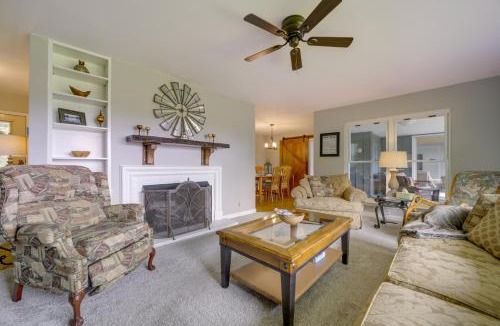 Brevard House | Centrally Located Brevard Home with Deck and Fire Pit!