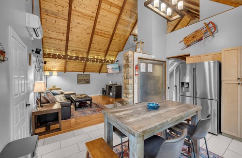 Charter Hills Ski Chalet | Chalet <1 mile from Beech ski resort with large back yard and spring feed creek