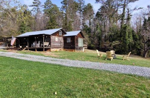Rutherfordton Cabin | Charming 1892 Log Cabin in the Blue Ridge Mountains foothills