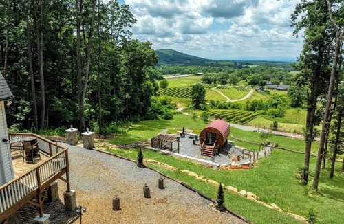 Arlington Cabin | Charming Barrel on a Private Vineyard with Scenic Views and Hot Tub
