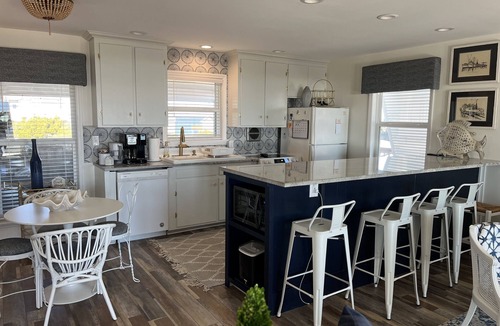 Emerald Isle Cottage | Charming cottage: ocean views, steps from beach, dog friendly! New Master Bath!