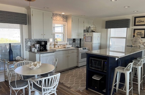 Emerald Isle Cottage | Charming cottage: ocean views, steps from beach, dog friendly! New Master Bath!