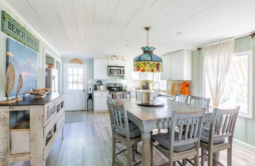 Kure Beach House | Charming Historic Cottage in Downtown Kure Beach: A 2 Minute Walk to Ocean Bliss