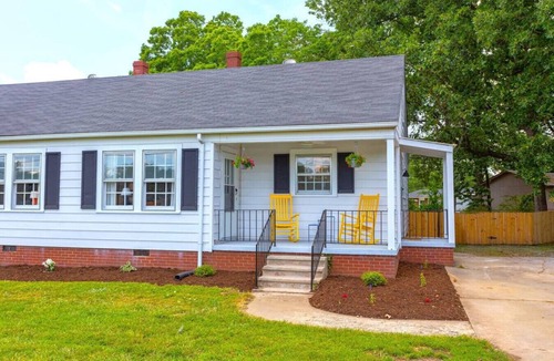 Graham House | Charming parkview from rocking chair front porch